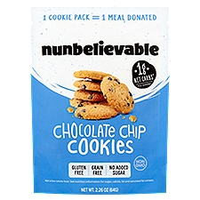 Nunbelievable Chocolate Chip Chookies, 2.26 oz