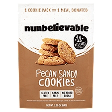 Nunbelievable Pecan Sandy Cookies, 2.26 oz