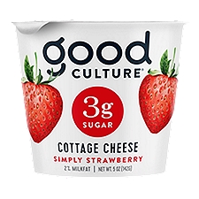Good Culture Simply Strawberry, Cottage Cheese, 5 Ounce