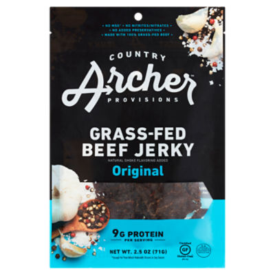 Country Archer Provisions Original GrassFed Beef Jerky, 2.5 oz ShopRite