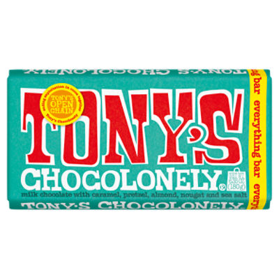 Tony's Chocolonely Everything Bar, 6.35 oz