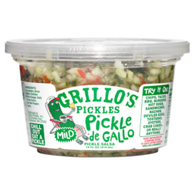 Grillo's Pickles Fresh Pickle de Gallo PickleBased Salsa, 14 fl oz