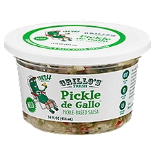 Grillo's Pickles Fresh Pickle de Gallo Pickle-Based Salsa, 14 fl oz