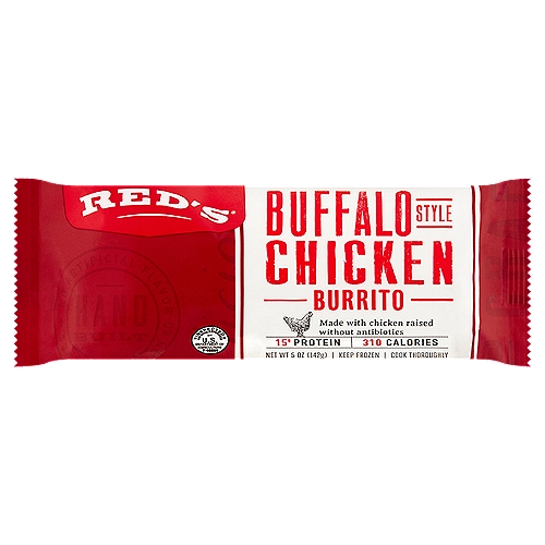 Red's Buffalo Style Chicken Burrito, 5 oz