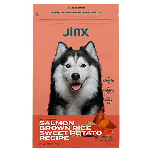 Jinx Salmon Brown Rice Sweet Potato Recipe Dog Food, 11.5 lbs