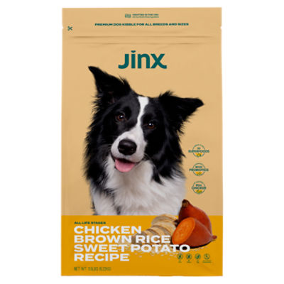 Jinx Chicken Brown Rice Sweet Potato Recipe Dog Food, 11.5 lbs