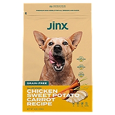 Jinx Grain-Free Chicken Sweet Potato Carrot Recipe Dog Food, 4 lbs