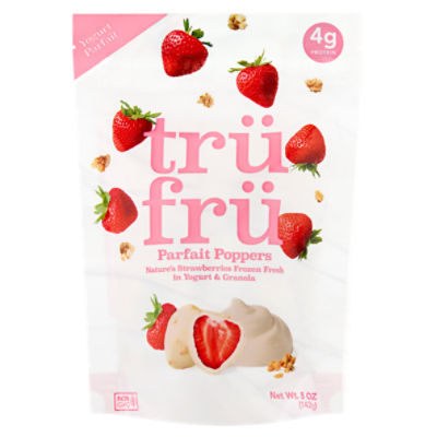 Trü Frü Strawberry Yogurt Parfait Poppers, 5 oz ShopRite