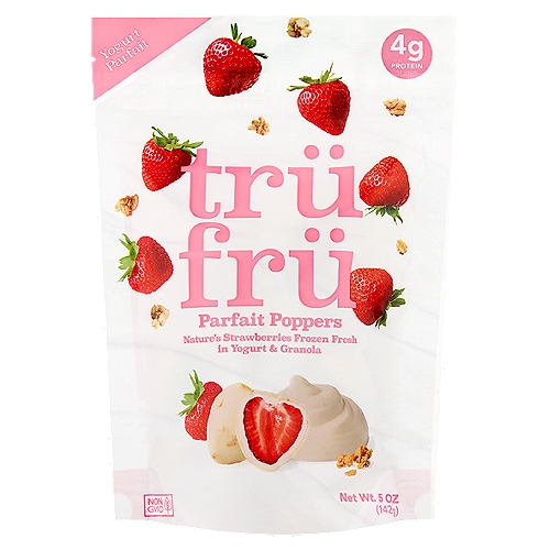 Trü Frü Strawberry Yogurt Parfait Poppers, 5 oz