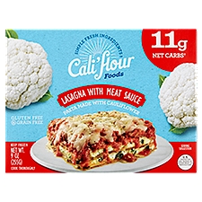 Cali'flour Foods Meat Sauce, Lasagna, 9 Ounce