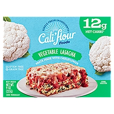 Cali'flour Foods Vegetable Lasagna, 9 oz
