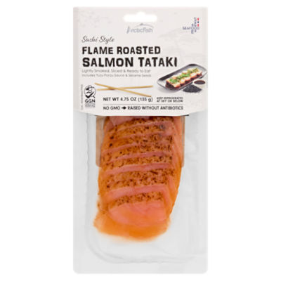 ArcticFish Sushi Style Flame Roasted Salmon Tataki, 4.75 oz