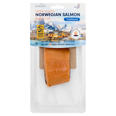ArcticFish Traditional Smoke Roasted Norwegian Salmon, 4 oz