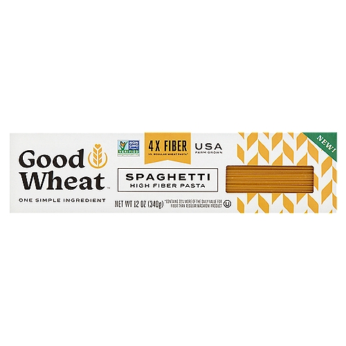 GoodWheat Spaghetti High Fiber Pasta, 12 oz