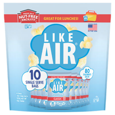 Like Air Classic Puffcorn, 0.5 oz, 10 count