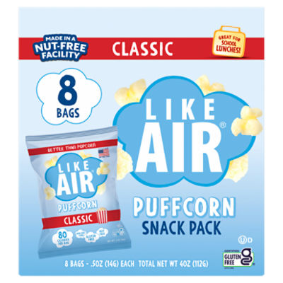 Like Air Classic Puffcorn Snack Pack, .5 oz, 8 count