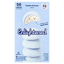 Enlightened Kookies & Cream Mochi, 1.2 oz, 6 count