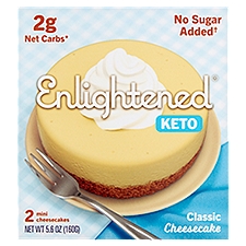 Enlightened Keto Classic Cheesecake, 2 count, 5.6 oz