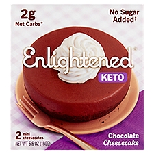 Enlightened Keto Cheesecake, Chocolate, 5.6 Ounce