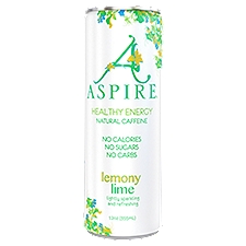 Aspire Lemony Lime Healthy Energy Drink, 12 oz