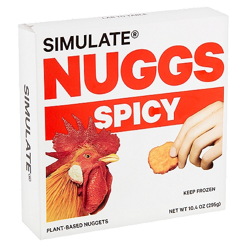 Simulate Nuggs Spicy Plant-Based Nuggets, 10.4 oz