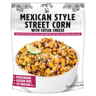 Tattooed Chef Mexican Style Street Corn with Cotija Cheese, 12 oz