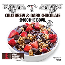 Tattooed Chef Cold Brew & Dark Chocolate, Smoothie Bowl, 8 Ounce