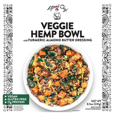 Tattooed Chef Veggie Hemp Bowl, 8.5 oz