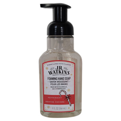 J.R. Watkins Peppermint Foaming Hand Soap, 9 fl oz