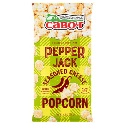 Cabot Pepper Jack Seasoned Cheese Popcorn, 4.5 oz