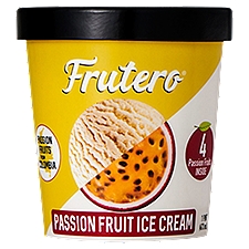 Frutero Passion Fruit Ice Cream, 1 pint