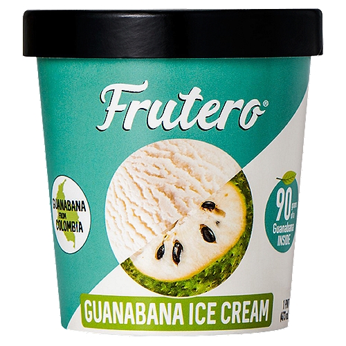 Frutero Guanabana Ice Cream, 1 pint
Guanabana Ice Cream