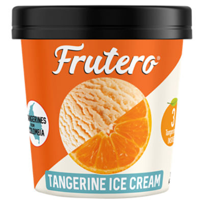 Frutero Tangerine Ice Cream, 1 pint