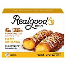 Real Good Foods Co. Cheese Enchiladas, 2 count, 9 oz