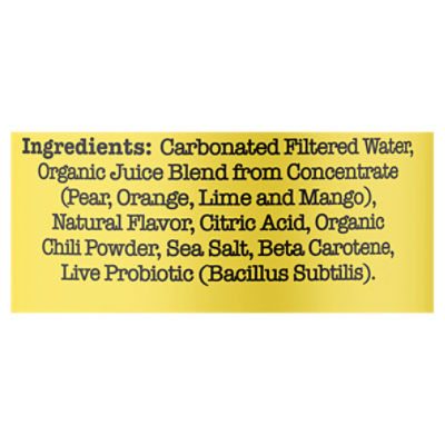 Culture Pop Orange Mango Chili & Lime Soda, 12 fl oz