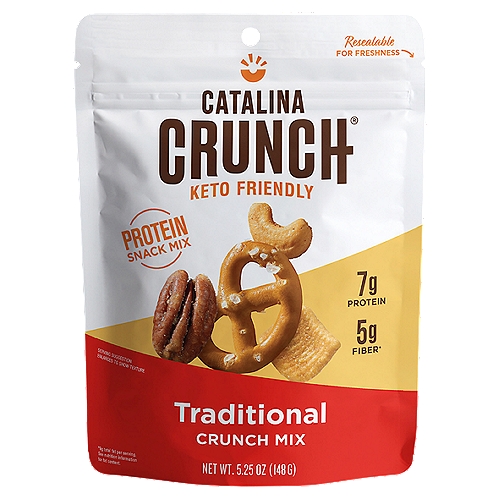 Catalina Crunch Keto Friendly Traditional Crunch Snack Mix, 6 oz