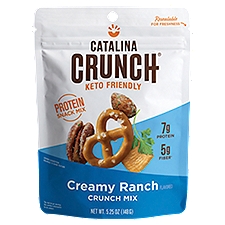 Catalina Crunch Keto Friendly Creamy Ranch Crunch, Snack Mix, 6 Ounce