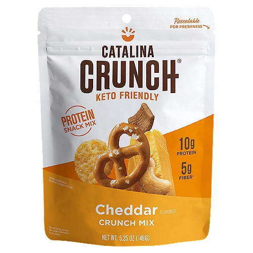 Catalina Crunch Keto Friendly Cheddar Crunch Snack Mix, 6 oz
