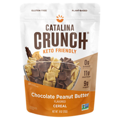 Catalina Crunch Keto Friendly Chocolate Peanut Butter Flavored Cereal, 9 oz