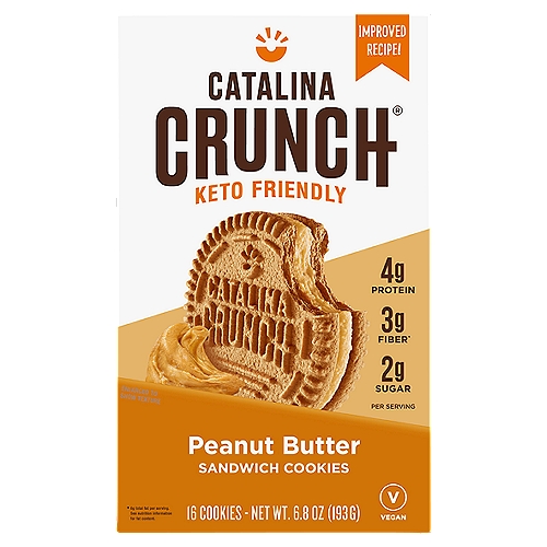 Catalina Crunch Peanut Butter Sandwich Cookies, 16 count, 6.8 oz