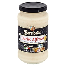 Botticelli Garlic Alfredo, Premium White Pasta Sauce, 14.5 Ounce