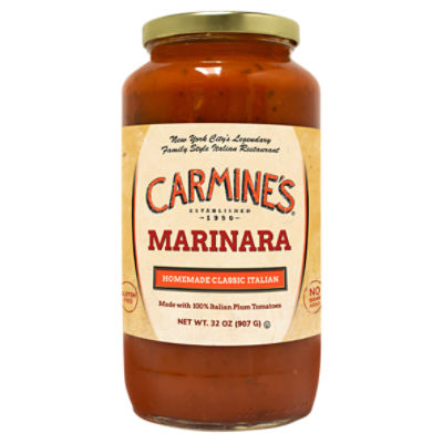 Carmine's Homemade Classic Italian Marinara Sauce, 32 oz
