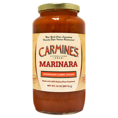 Carmine's Homemade Classic Italian Marinara Sauce, 32 oz - Fairway
