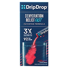 Drip Drop Dehydration Relief Fast Juicy Variety Electrolyte Powder, .35 oz, 8 count