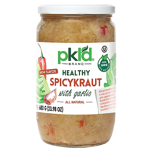 Pkl'd Healthy Spicykraut with Garlic, 23.98 oz