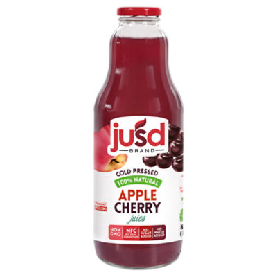 Ju'sd 100% Natural Apple Cherry Juice, 33.8 fl oz