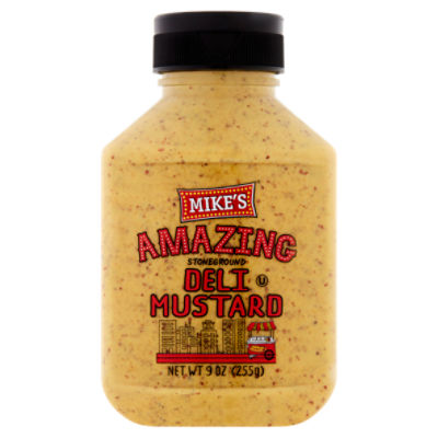 Mike's Amazing Stoneground Deli Mustard, 9 oz