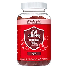 Vital Proteins Apple Cider Vinegar Gummies Dietary Supplement, 60 count