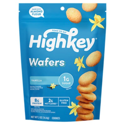 Highkey Wafers Vanilla Cookies, 2 oz