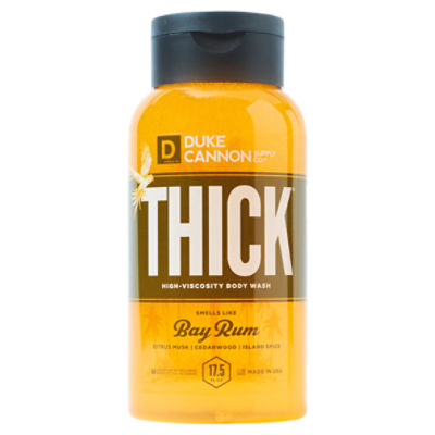 Duke Cannon Supply Co. Thick Bay Rum HighViscosity Body Wash, 17.5 fl